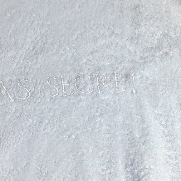 Victoria Secret Authentic Country Trademark Terry Cloth Drawstring Top Medium Sz - Picture 11 of 11